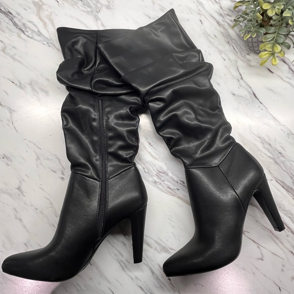 Leather Heeled Boots